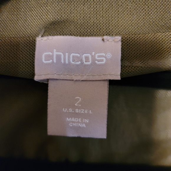 Chico Jacket Green Camo Mesh Size 2 - Picture 2 of 3